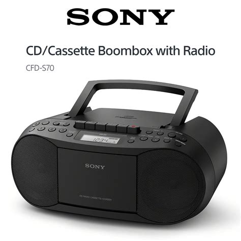 sony radio cd and cassette player